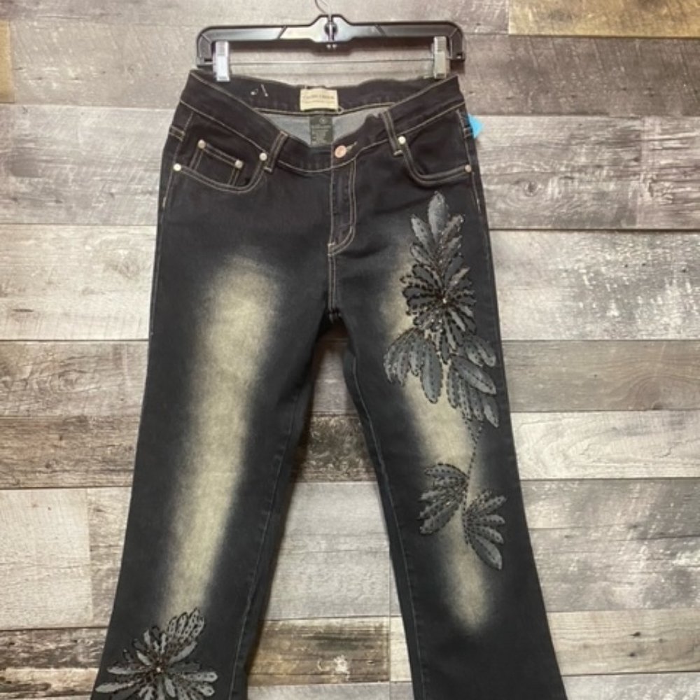 Cache Creek Flare Slim Fit Stretch Jeans Size: 10 EUC